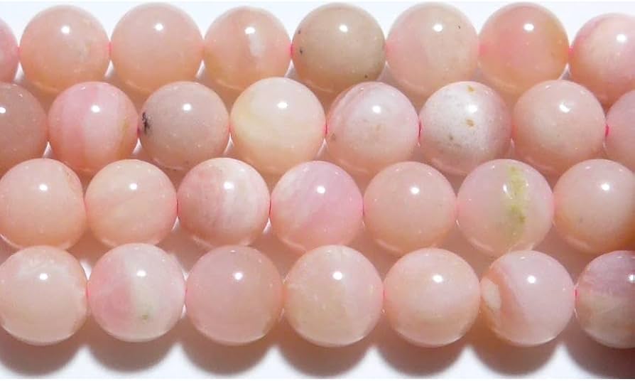 Amazon.co.jp: ピンクオパール 丸玉 6mm B 天然石 天然石ビーズ